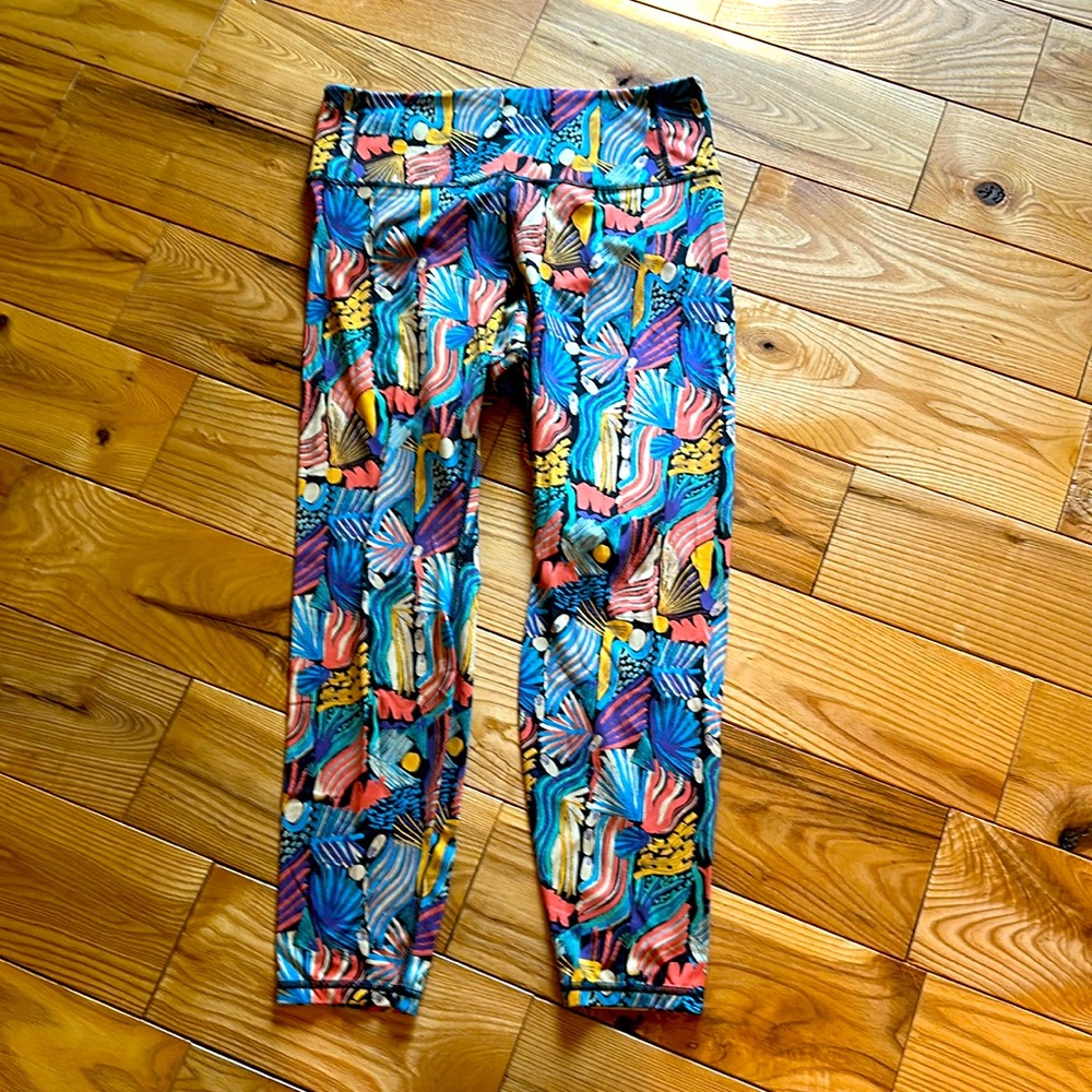 Patagonia Women’s Maipo Tights, Joy Pitch Blue, Sz Large - Picture 2 of 4